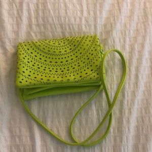 Lime green small purse